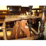 Indian carved wooden wine table,