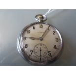 Leonidas War Office issue crown wind pocket watch