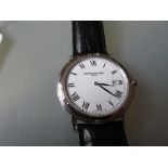 Gentleman's stainless steel cased quartz wristwatch by Raymond Weil,