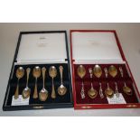 Set of six London silver coffee spoons,