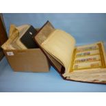 Bag containing a large quantity of various World stamps contained in two albums including British