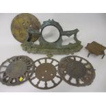 Quantity of miscellaneous clock and watch parts,