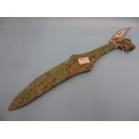 Antique Chinese bronze warring states dagger