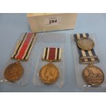 Small collection of various medals