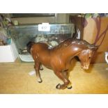 Two large Beswick figures of horses,