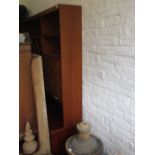 Reproduction mahogany side cabinet with an arrangement of various glazed doors,