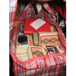 Bag containing a quantity of various shipping related playing cards