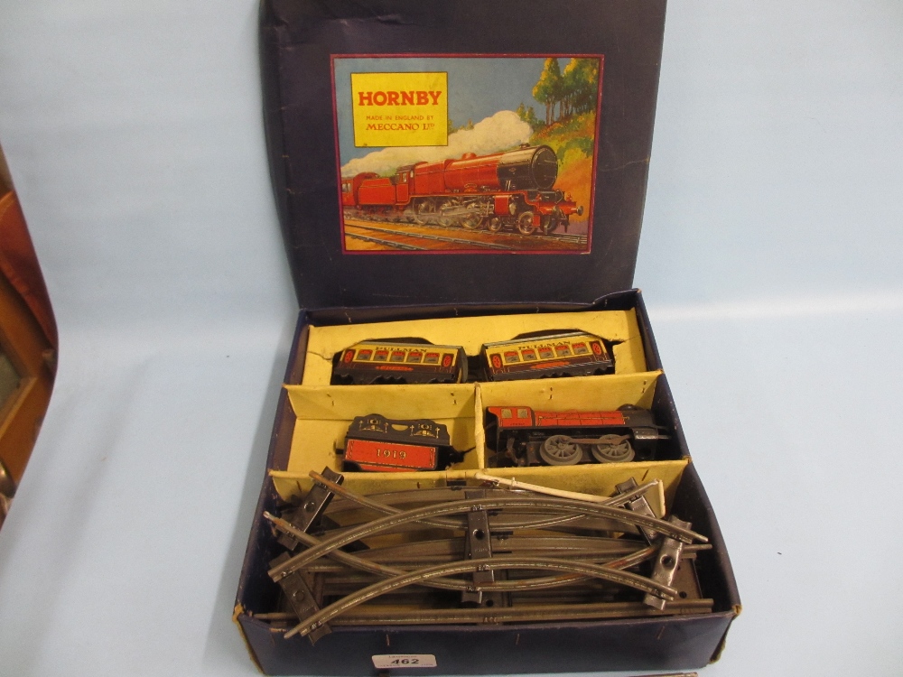 Hornby 0 gauge MO passenger train set in original box