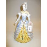 Sitzendorf figure of Catherine de Medici (a/f)