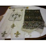 Mid 20th Century French fleur de lis banner,