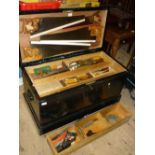 Cabinet maker's tool chest containing a collection of good quality tools