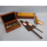 Cased Thermotank Ltd humidity instrument, No. 361/60.