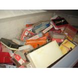 Crate containing a large quantity of four hundred plus packs of vintage,