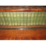 Full set in twenty one volumes, ' The Works of Charles Dickens, The Authentic Edition ',