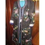 Chinese silk embroidered robe