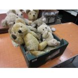 Bag containing a quantity of various teddy bears,