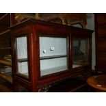 Early 20th Century mahogany display cabinet,