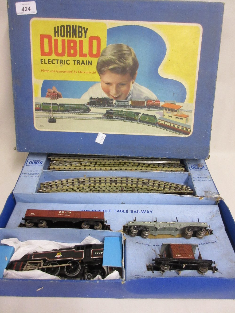 Hornby dublo electric train set in original fitted box