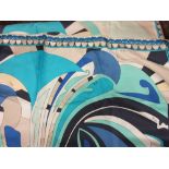 Emilio Pucci ladies large silk headscarf