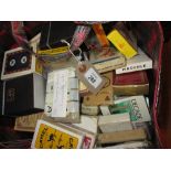 Large quantity of 150 plus decks of playing cards from the 1920's to 80's with tobacco advertising