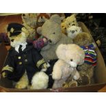 Quantity of various mid to late 20th Century soft toys and bears