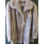 Ladies three quarter length mink fur coat