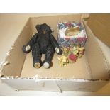 Modern Steiff articulated porcelain teddy bear,