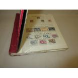 Red stamp album, Great Britain,