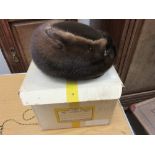 1950's Mink fur hat,