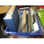 Box containing a quantity of various stamps,