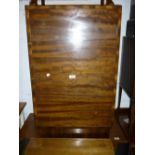 20th Century single door side cabinet on plinth base (a/f)