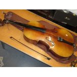Tatra by Rosetti, student cello with bow,