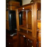 Pair of reproduction mahogany nests of two occasional tables