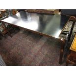 Mid 20th Century designer hardwood and laminate writing table,