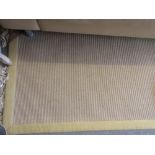 Two modern sisal carpets