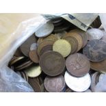 Quantity of Great Britain pre-decimal coinage and tokens and a small quantity of World coins