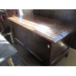 Small 18th Century oak coffer,