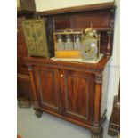 William IV mahogany chiffonier,