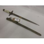 Early 20th Century Austro Hungarian Naval officer's dagger with scabbard,