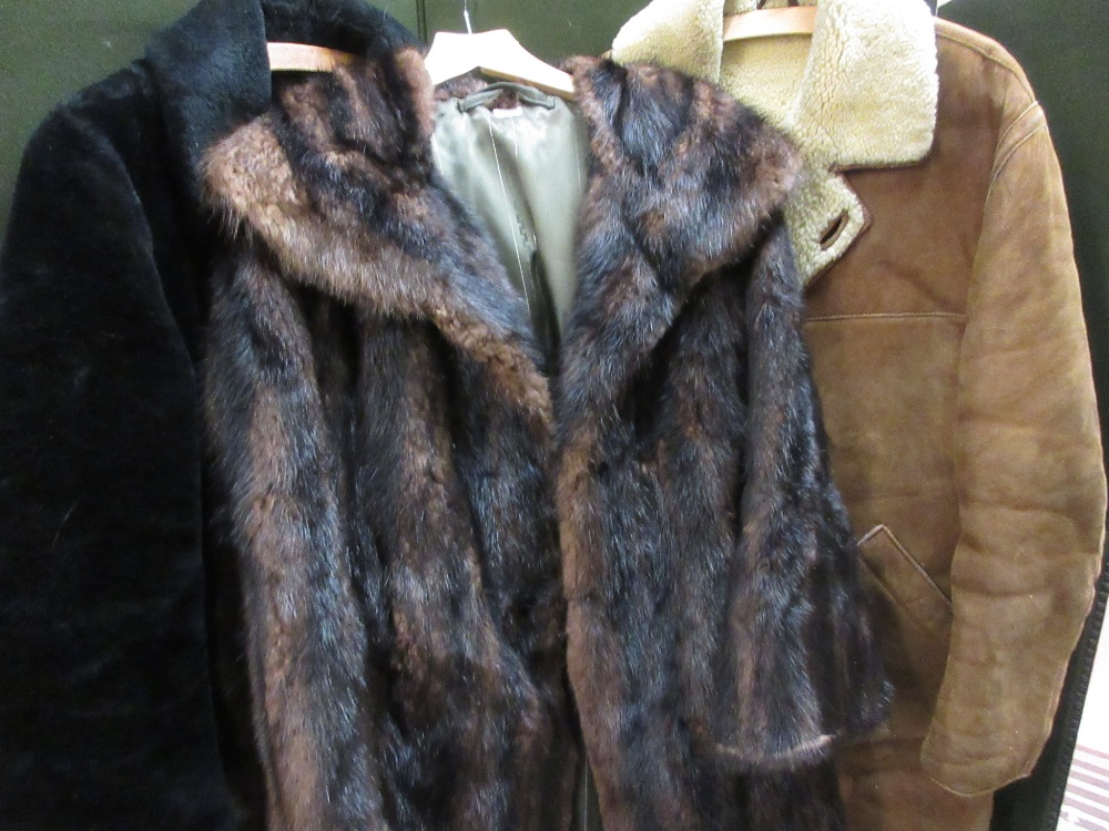 Ladies three quarter length fur coat, a Dellbury ladies three quarter length coat,
