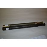 Early 20th Century silvered brass two section telescope by Cary,