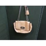 Mulberry tan leather 10in Lily bag