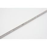 A DIAMOND LINE BRACELET the fifty one circular-cut diamonds weigh approximately 2.55 carats in total