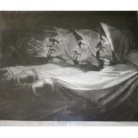 AFTER JOHANN HEINRICH FUSELI, RA (174-1825) THE WEIRD SISTERS Mezzotint by J. R. Smith, published by