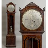 A REGULATOR CLOCK, THE DIAL SIGNED ARCHARD, LONDONthe 11" silvered dial with minute sweep hand,