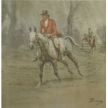•AFTER `SNAFFLES` (1884-1967) MERRY ENGLAND Offset lithograph, with hand colouring, on support sheet