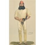 Cricket. W.G. Grace, 'Cricket', 1877; Kumar Shri Ranjitsinhji, 'Ranji', 1897, 200mm x 330mm approx.,
