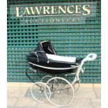 Large Wilson Pram - Black - N.B. This item is sold as a collectable item