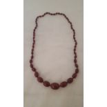 Ambroid Bead Necklace