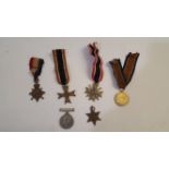 1914-15 Star, Victory Medal, War Merit Cross etc